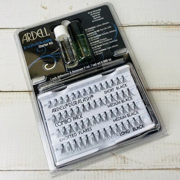 Ardell Duralash Individuals Starter Kit Combo Pack Knotted Flares - Picture 1 of 6